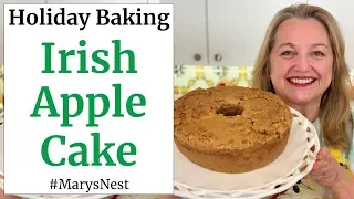 Traditional Irish Apple Cake Recipe for St. Patrick's Day - EASY ONE BOWL RECIPE