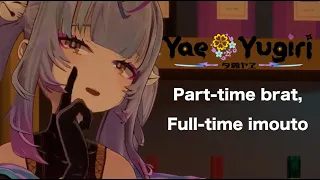 Yae Yugiri, part-time brat, full-time imouto