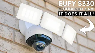 Eufy S330 Floodlight Cam - AI Detection | Auto Tracking | Pan & Tilt