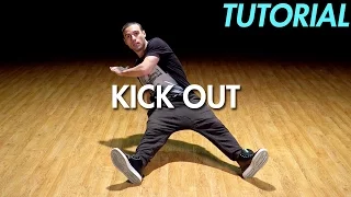 How to do a Kick Out (Hip Hop Dance Moves Tutorial: Breakdance) | Mihran Kirakosian