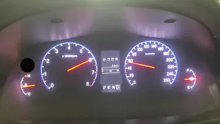 2009 HYUNDAI AZERA 0km~100km full acceleration