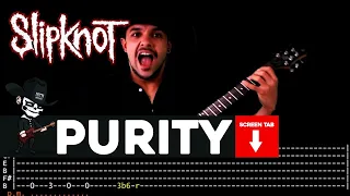 【SLIPKNOT】[ Purity ] cover by Masuka | LESSON | GUITAR TAB