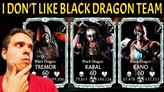 I Didn't Like Black Dragon Team. UNTIL TODAY! How Good is MAXED Black Dragon Team in MK Mobile?