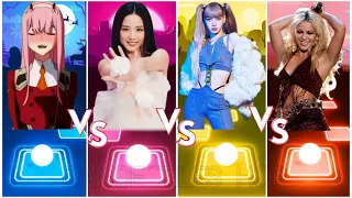 Toca Toca Anime 🆚 Jisoo Flower Blackpink 🆚 Lisa Money Blackpink 🆚 Shakira Waka Waka💥Dance Tiles Hop💥