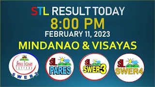 STL RESULT TODAY 8PM MINDANAO & 7PM VISAYAS FEBRUARY 11, 2023 Saturday