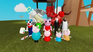 Survival The Killer Peppa Pig Family Piggy,Granny. AmeliaClub and Roblox.