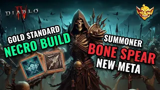 New Build Dominates Necromancer PTR Meta | Diablo 4 Season 4 Bone Spear Summoner Guide