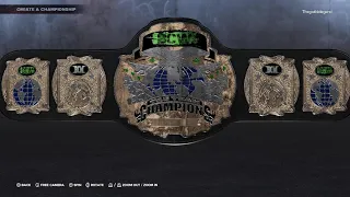 WWE 2K24: Custom Titles - BCW World Tag Team Championship