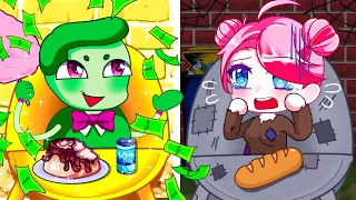 Poor Anna vs Rich Baby Long Legs | Gacha Club | Ppg x Rrb Gacha Life