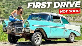 First Time Driving My New Hot Rod – 1956 Chevy Bel Air