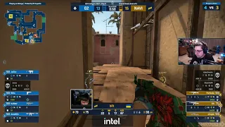 Shroud and Stewie react to NiKo 4K With Deagle in IEM Cologne 2021 (NaVi vs G2)