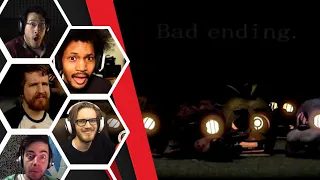 Lets Player's Reaction To The Bad Ending in FNAF 3 - Five Nights At Freddy's 3