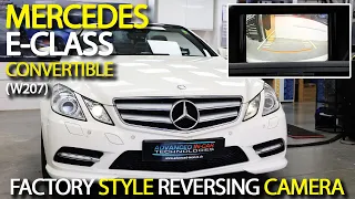Mercedes E-Class Convertible 2012 (W207) Factory Style Reversing Camera Upgrade linked with NTG 4.5