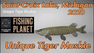 Fishing Planet Unique Tiger Muskie Guide 2020 - Saint-Croix Lake, Michigan (Outdated)