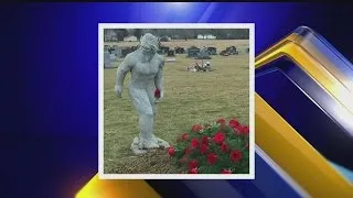 Family meets Champion administrators to go over Bigfoot statue