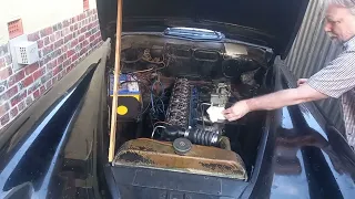 Humber Super Snipe Mk IV   engine start up after head reconditioning