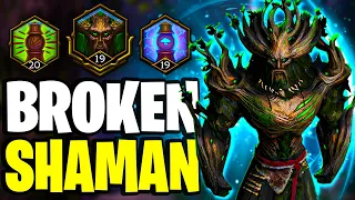 INSANE 𝐑𝐀𝐍𝐊 𝟏 SHAMAN Build DOMINATE Last Epoch