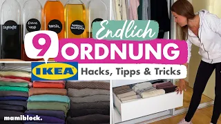 9 Ikea Hacks , Tipps & Tricks | Ordnung im Haushalt ohne Aufwand | Sortieren und Ordnen | mamiblock
