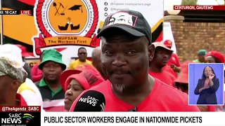 Public Sector workers engage in nationwide pickets