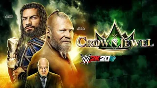 WWE October 21, 2021 - Roman Reigns vs Brock Lesnar : WWE Crown Jewel 2021