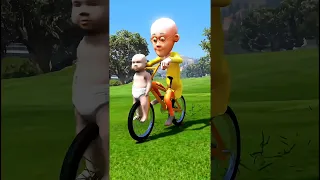 GTA V : SUPER PATLU SAVING BABY 🍼#shorts