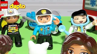 LEGO DUPLO - Hometown Heroes Dance Remix | Learning For Toddlers | Nursery Rhymes