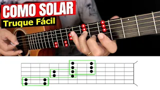 O Jeito mais fácil de solar no violão - TRUQUE FÁCIL - Sem segredo. É só tocar - Aula completa🎸👊