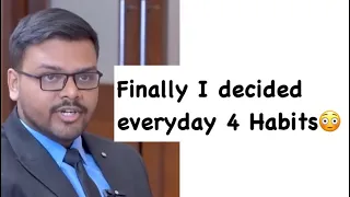 Finally I decided everyday 4 Habits 😳| Aditya Srivastava | AIR 1 | THIRD ATTEMPT | CSE’23