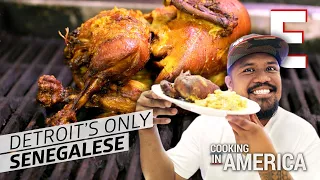 Whole Fried Chicken at Detroit's Only Senegalese Restaurant – Cooking in America