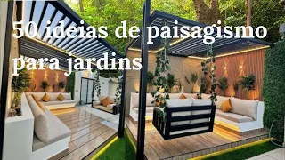 50 ideias de paisagismo para jardins domésticos 2024 Design de pátio de quintal Ideias De Jardinagem