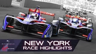 Formula E New York E-Prix Race Highlights! (DS Virgin Racing S3 R9 & R10)