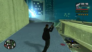 GTA San Andreas Fat CJ's Rampage + Six Star Wanted Level Escaped