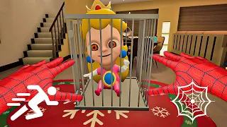 NEW Princess Peach! HELP New Baby VS Spider-Man, Sonic, Police Baby! Funny Moments In Baby In Yellow