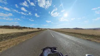 Insane 280+kmh Yamaha YZF R1 big bang fly by while mid wheelie on the S1000R