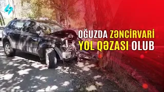 Zəncirvari yol qəzası olub, xəsarət alan var | Kanal S Xəbər