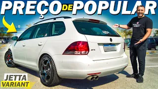 A PERUA LUXUOSA e INJUSTIÇADA que o BRASILEIRO TEM MEDO 😱 Volkswagen Jetta Variant