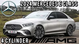 NEXT GEN MERCEDES E CLASS DETAILS - 4 CYLINDER HYBRID E63, NEW DESIGN, NEW TECH, ETC