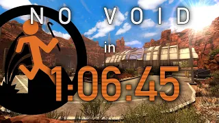 Black Mesa No Void speedrun in 1:06:45