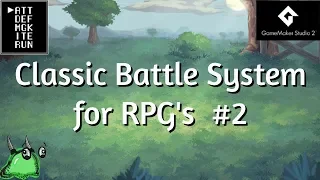 GameMaker Studio 2: Battle System Part 2/4