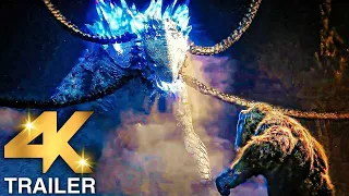 GODZILLA X KONG THE NEW EMPIRE "Shimo Vs Kong Fight Scene" Trailer (4K ULTRA HD) 2024