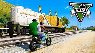 ПРОХОЖУ МИССИЮ С ПОЕЗДОМ И БИГ СМОУКОМ В GTA 5! ВОССОЗДАЛ МИССИЮ ИЗ GTA SAN ANDREAS В ГТА 5 МОДЫ!