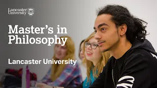 Master's in Philosophy at Lancaster University