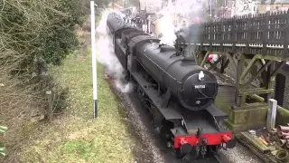 Keighley and Worth Valley Railway - Winter Steam Gala 2015 - Haworth Station