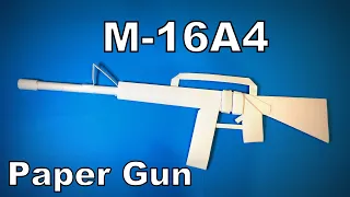 Origami Gun M16A4 | How to Make a Paper M16A4 Gun DIY | Easy Origami ART Paper Crafts