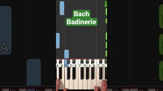 Bach - Badinerie - Piano