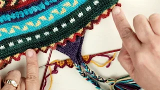 Peruvian Knitting - Puntas and Picas on Chullo