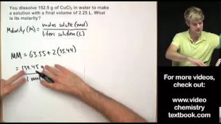 Molarity Practice Problems