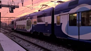 [RER C] Départ de Z 5600/Z 20900 Transilien + motrice HS en gare de Juvisy