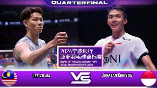 Jonatan Christie Vs Lee Zii Jia | Badminton Asia Championships 2024 | MS | QF