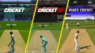 Cricket 22 vs Cricket 19 Vs Ashes Cricket 2017 Comparison | Which Game Is The Best In The Series